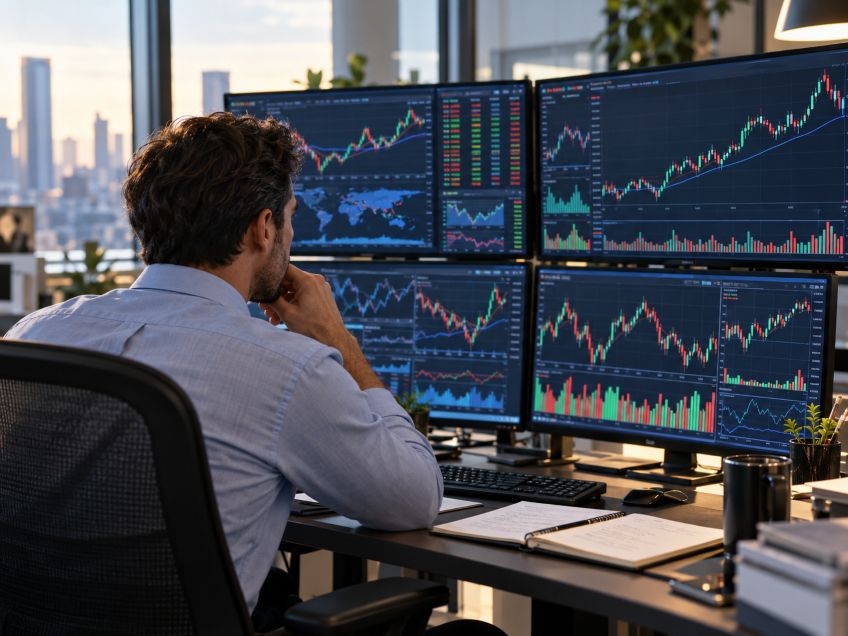 financial trader